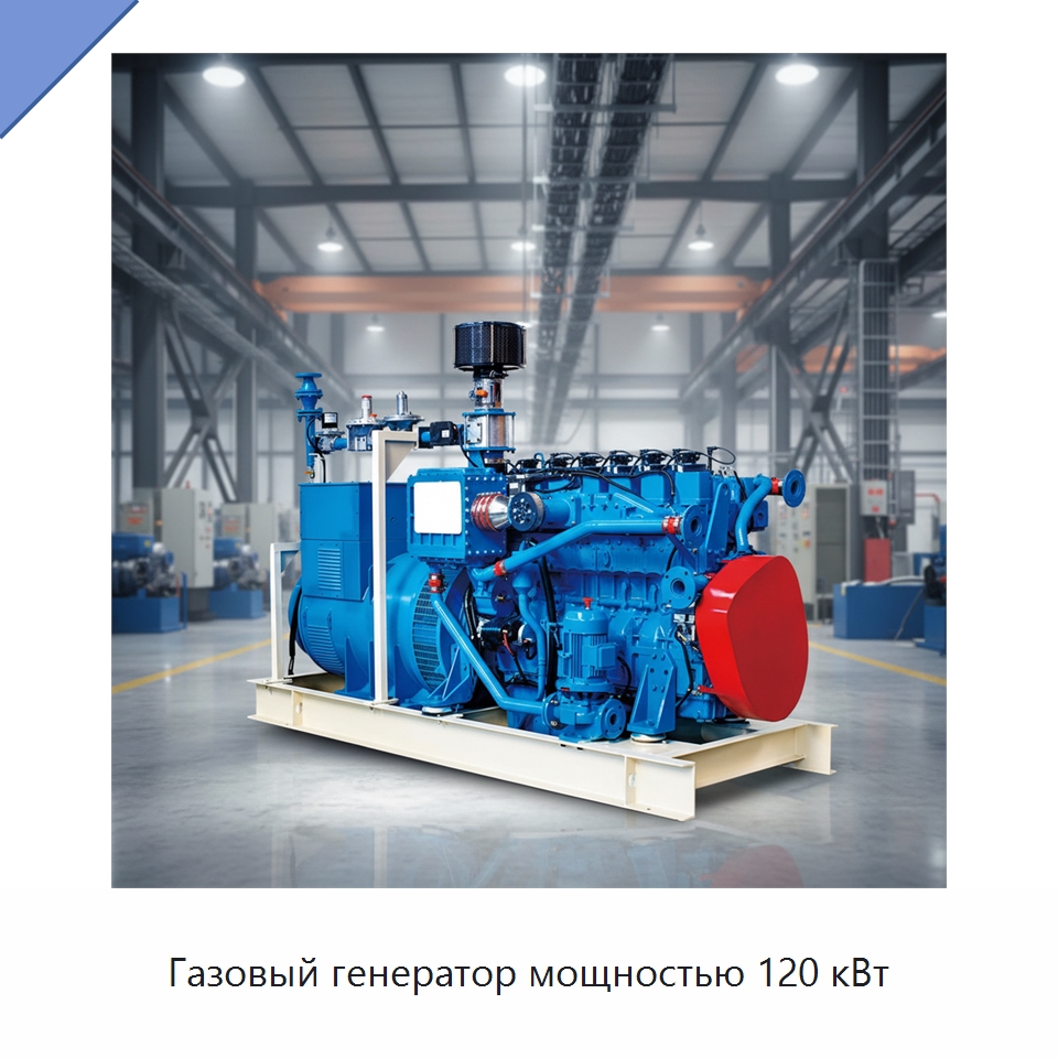 Газовый генератор мощностью 120 кВт — Газотурбинные генераторы