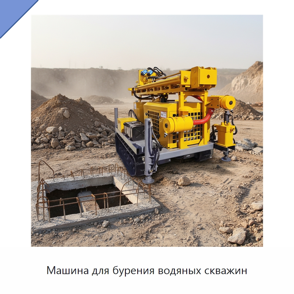 Машина для бурения водяных скважин — Сваебойные установки