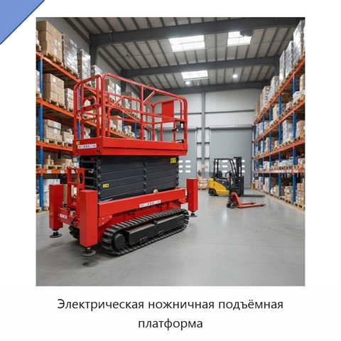 Электрическая ножничная подъёмная платформа