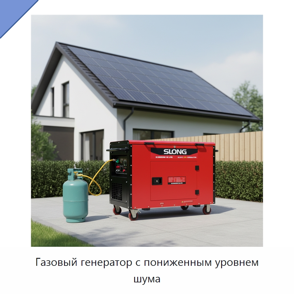 Газовый генератор с пониженным уровнем шума — Бензиновые генераторы