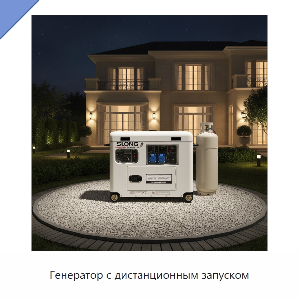 Генератор с дистанционным запуском — Газотурбинные генераторы
