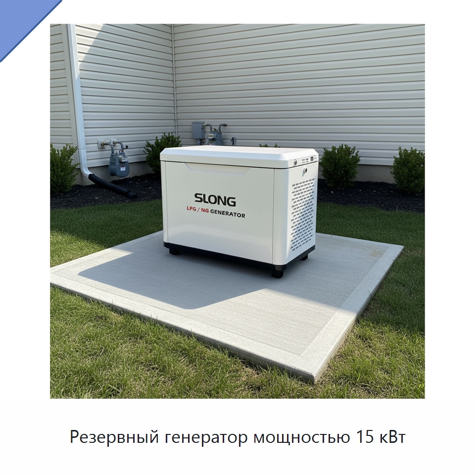 Резервный генератор мощностью 15 кВт — Газотурбинные генераторы