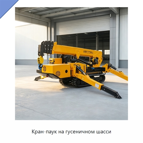 Кран-паук на гусеничном шасси