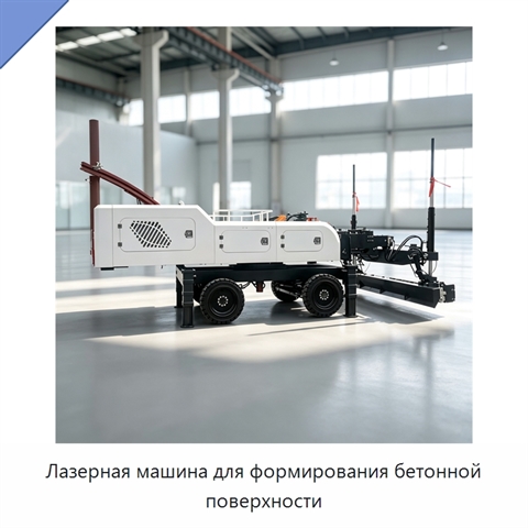 Лазерная машина для формирования бетонной поверхности
