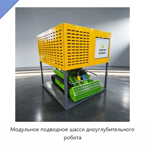 Модульное подводное шасси дноуглубительного робота