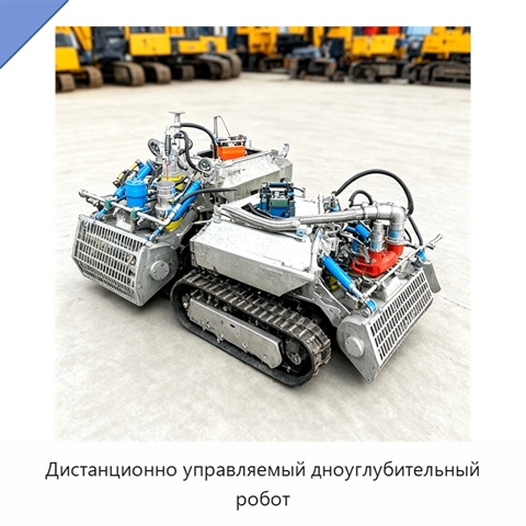 Дистанционно управляемый дноуглубительный робот