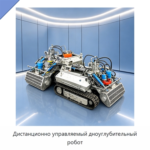 Дистанционно управляемый дноуглубительный робот