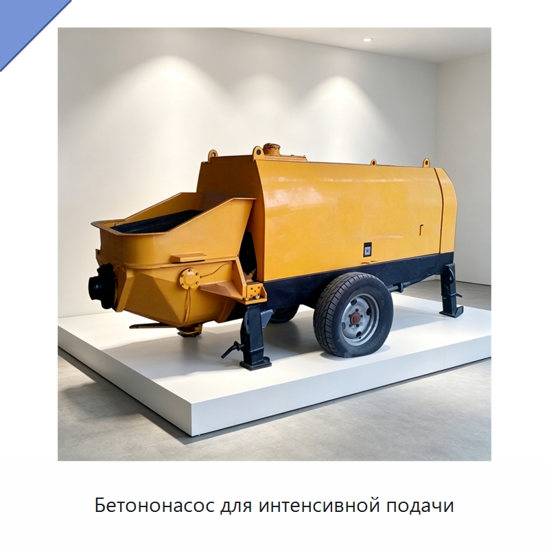 Бетононасос для интенсивной подачи — Оборудование для работы с бетоном