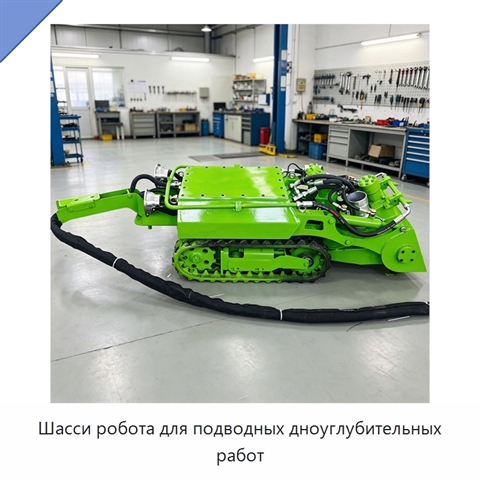 Шасси робота для подводных дноуглубительных работ