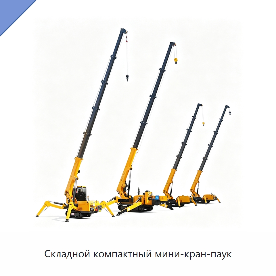 Складной компактный мини-кран-паук — Краны