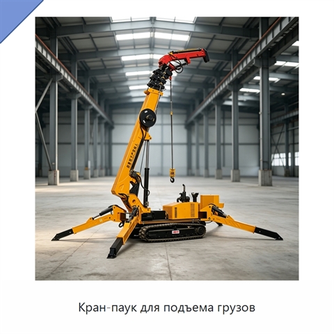 Кран-паук для подъема грузов