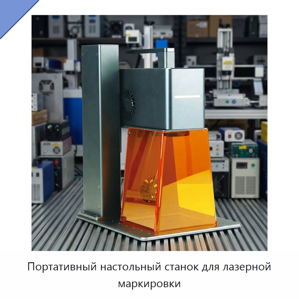 Портативный настольный станок для лазерной маркировки — Лазерные маркировочные станки