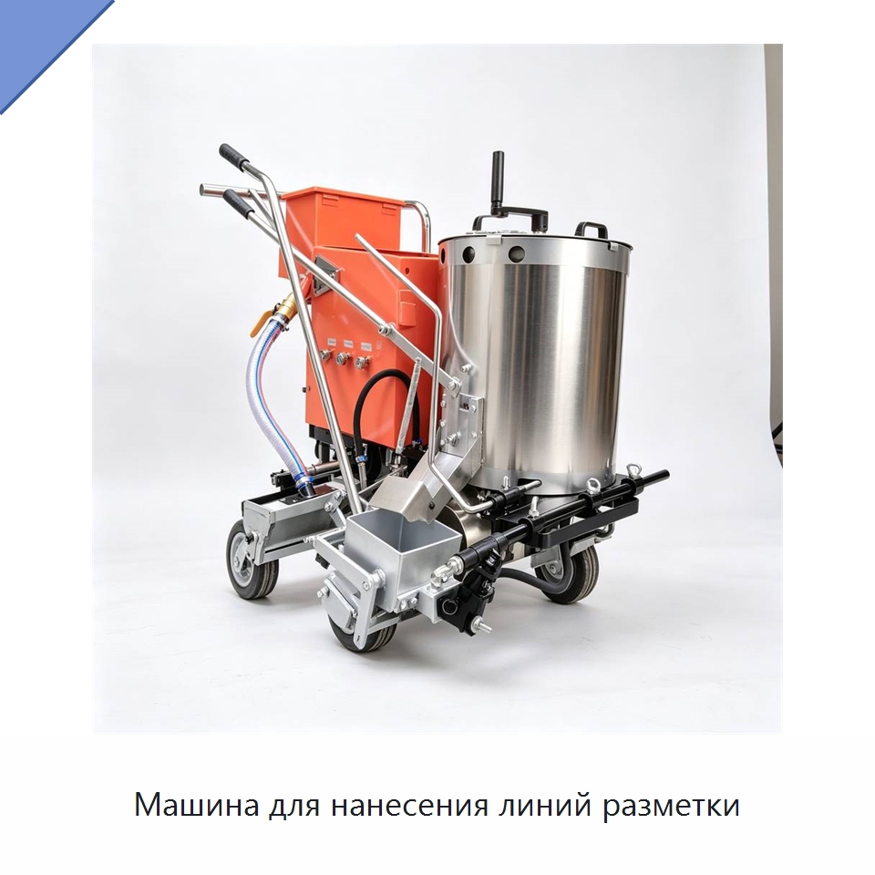 Машина для нанесения линий разметки — Дорожная техника