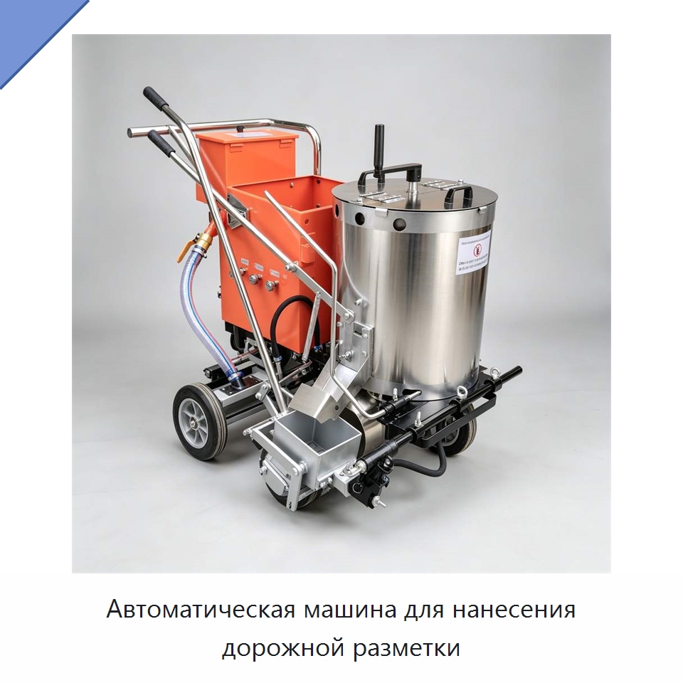 Автоматическая машина для нанесения дорожной разметки — Дорожная техника
