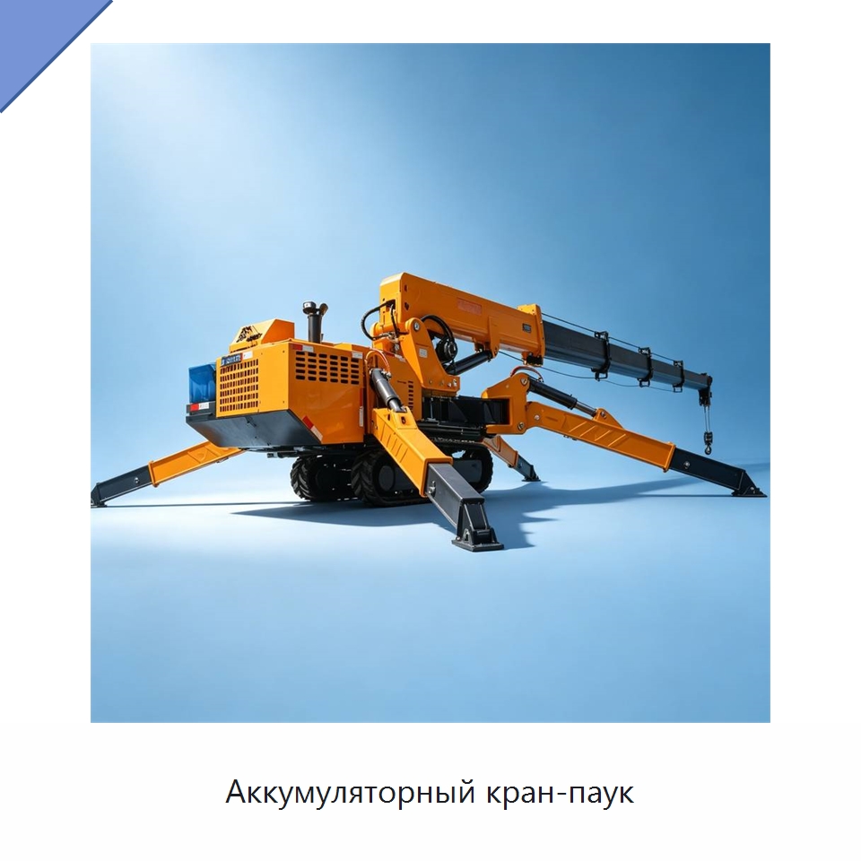 Аккумуляторный кран-паук — Краны