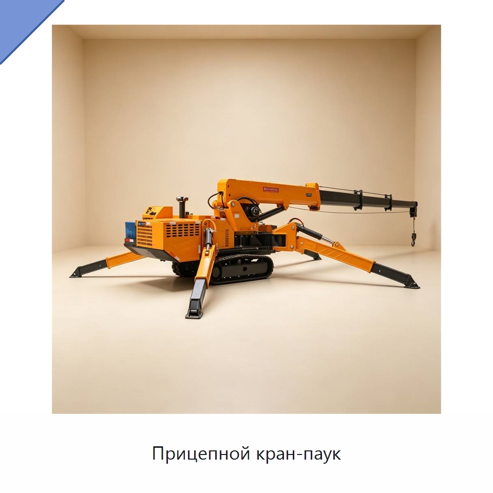 Прицепной кран-паук — Краны