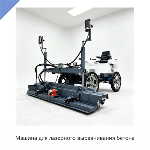Машина для лазерного выравнивания бетона