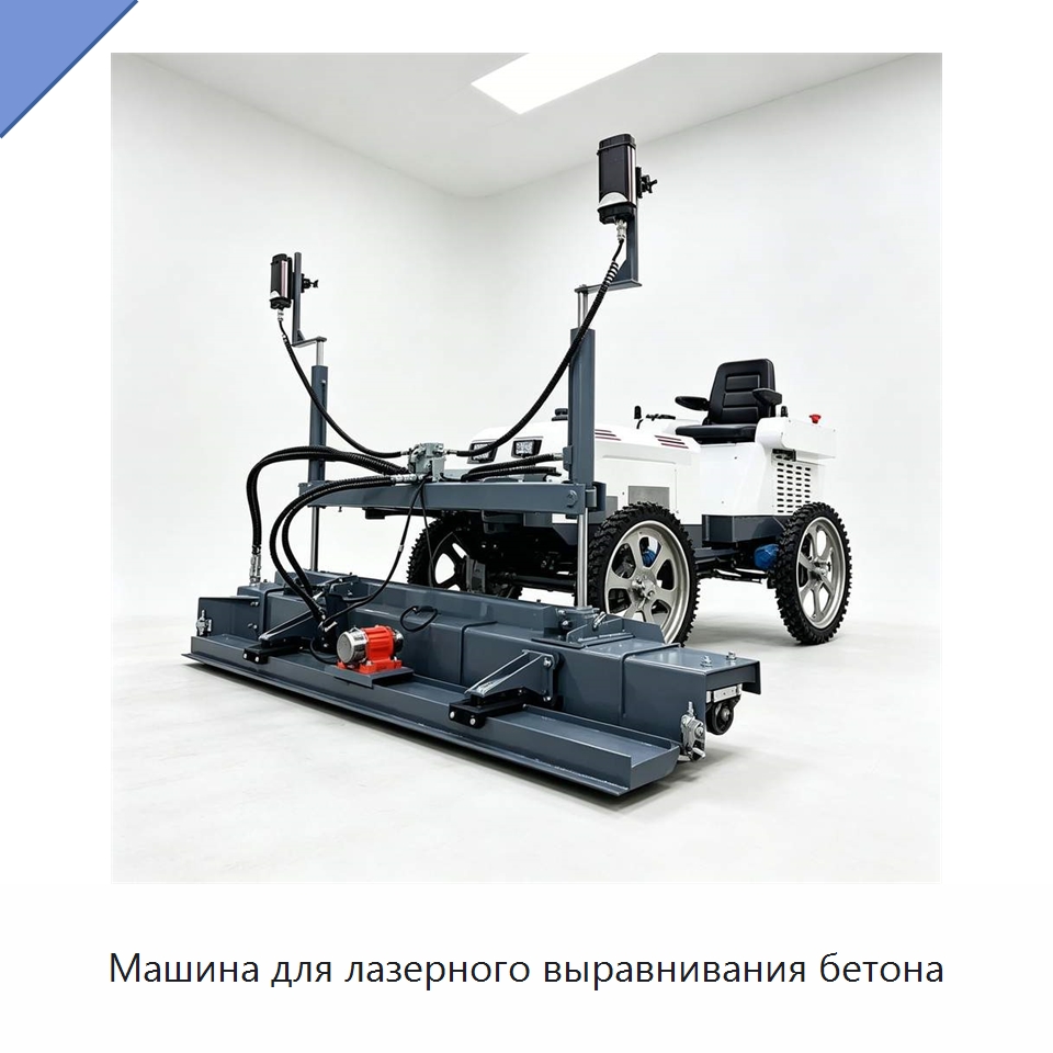 Машина для лазерного выравнивания бетона — Специальная строительная техника