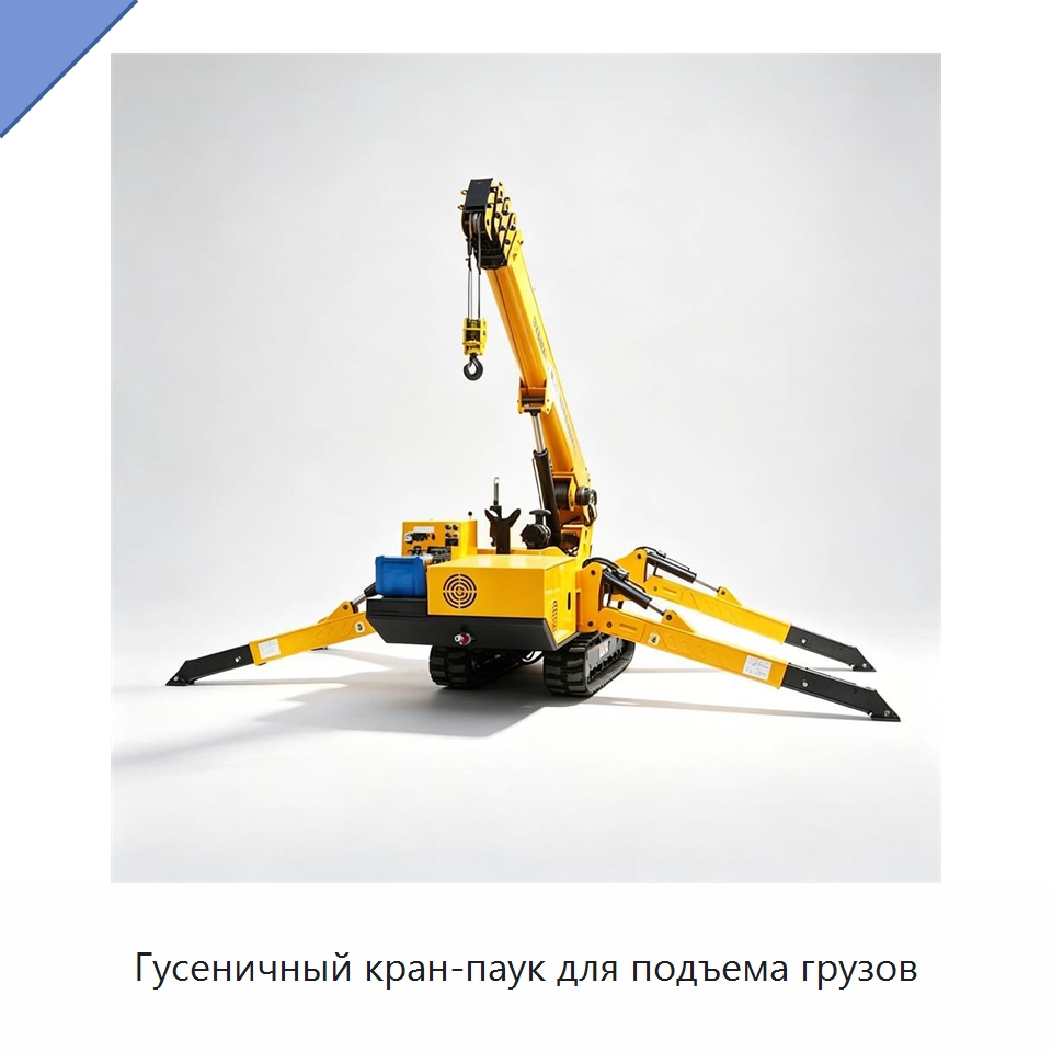 Гусеничный кран-паук для подъема грузов — Краны
