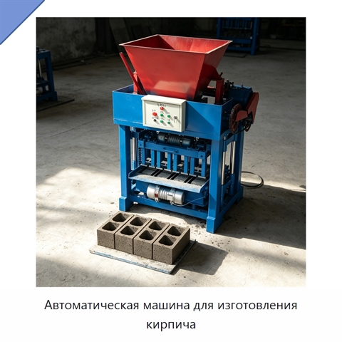 Автоматическая машина для изготовления кирпича