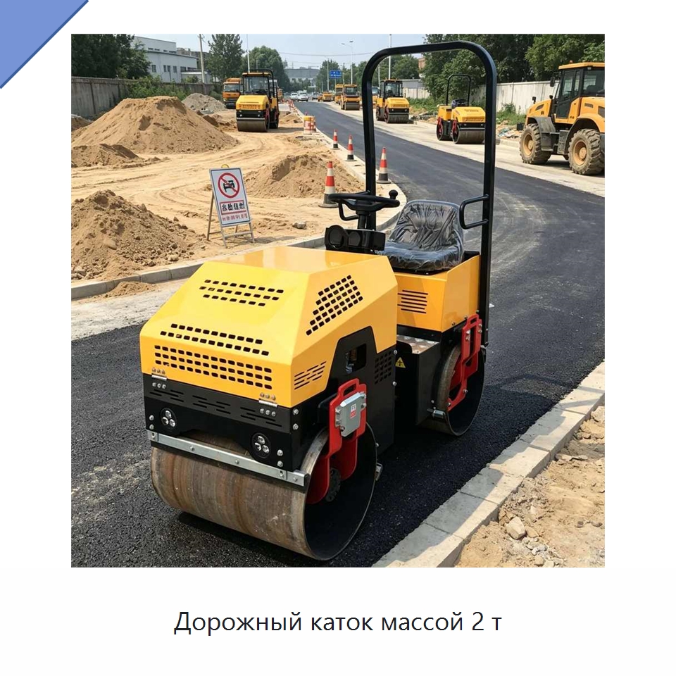 Дорожный каток массой 2 т — Дорожная техника