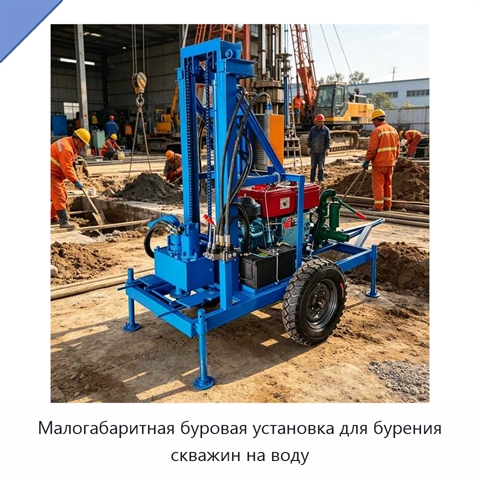 Малогабаритная буровая установка для бурения скважин на воду