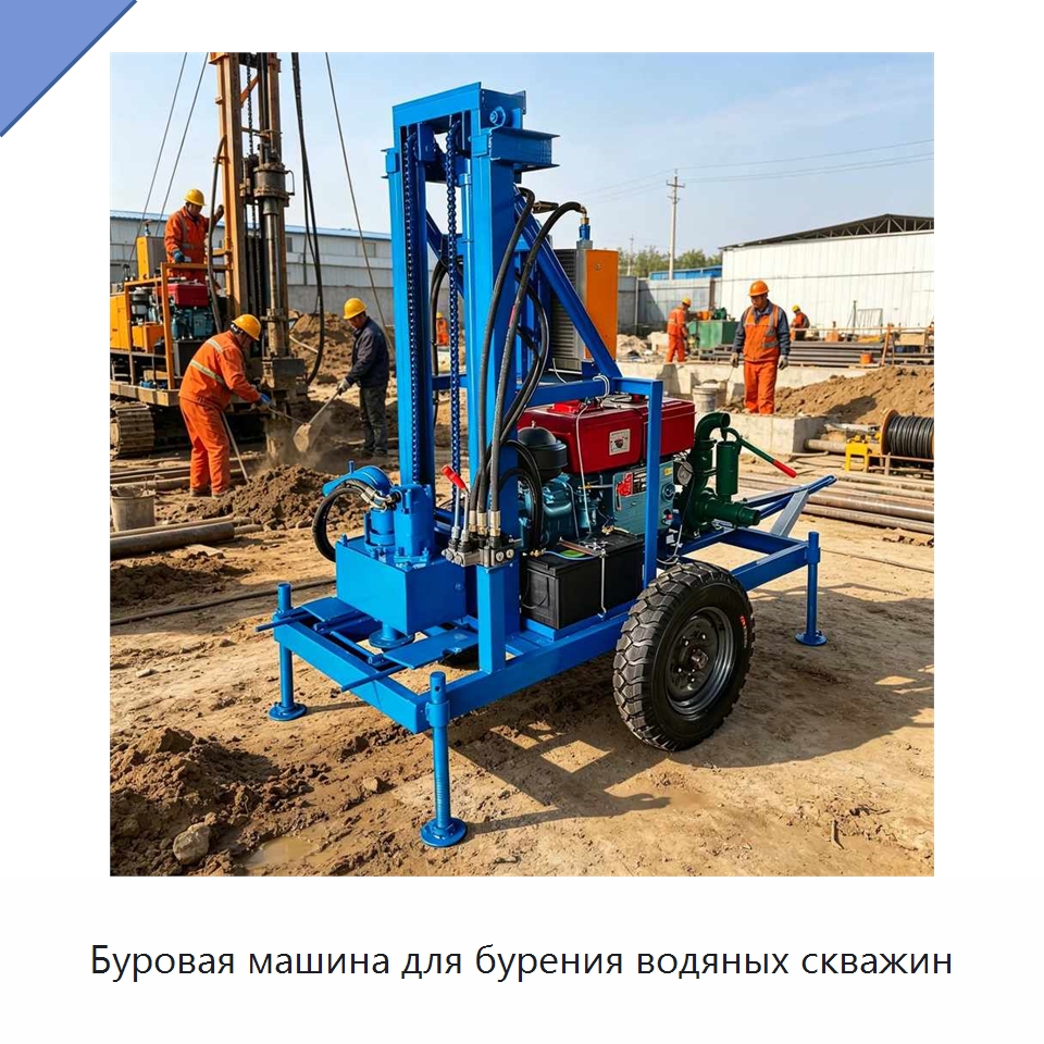 Буровая машина для бурения водяных скважин — Специальное оборудование для производства строительных материалов