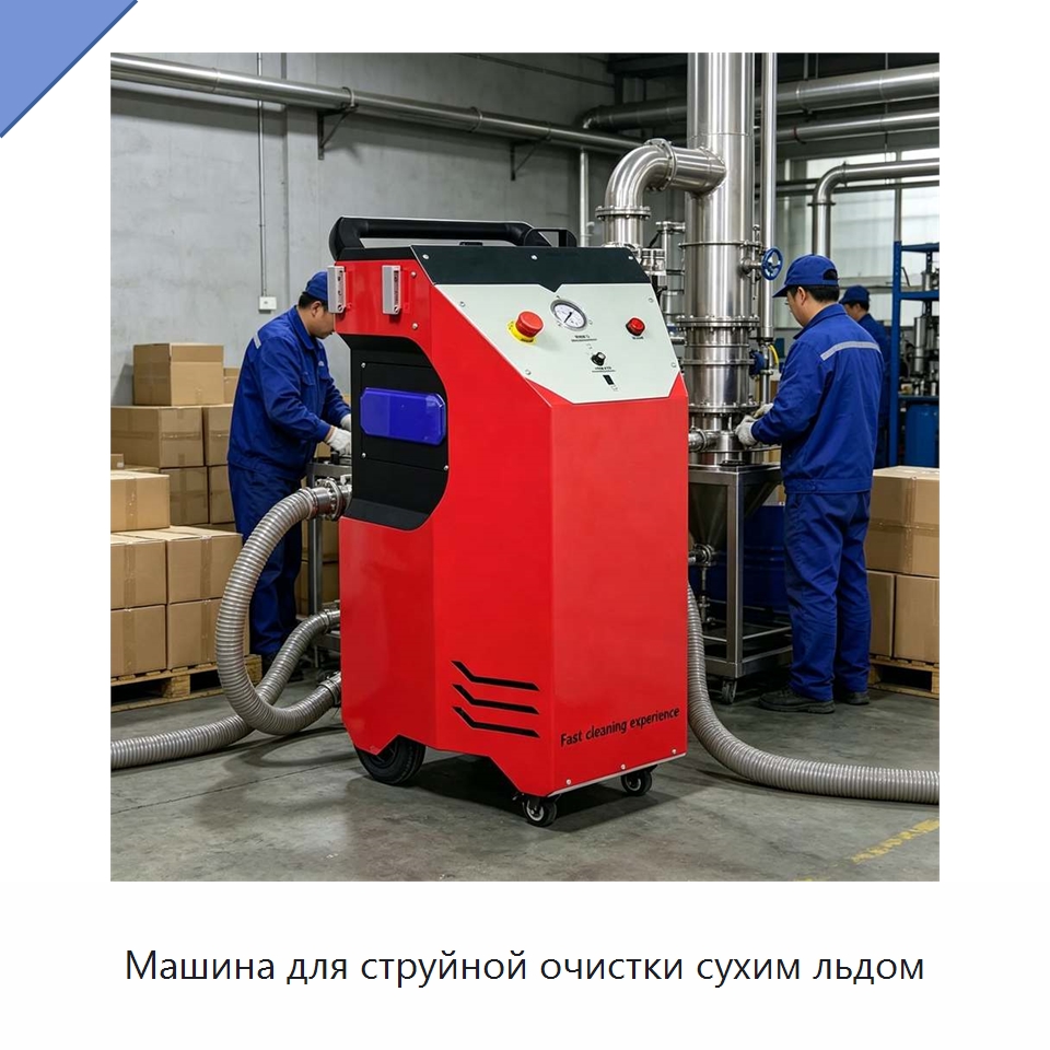Машина для струйной очистки сухим льдом — Специальное оборудование для производства строительных материалов