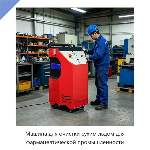 Машина для очистки сухим льдом для фармацевтической промышленности