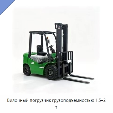 Вилочный погрузчик грузоподъемностью 1,5–2 т — Вилочные погрузчики