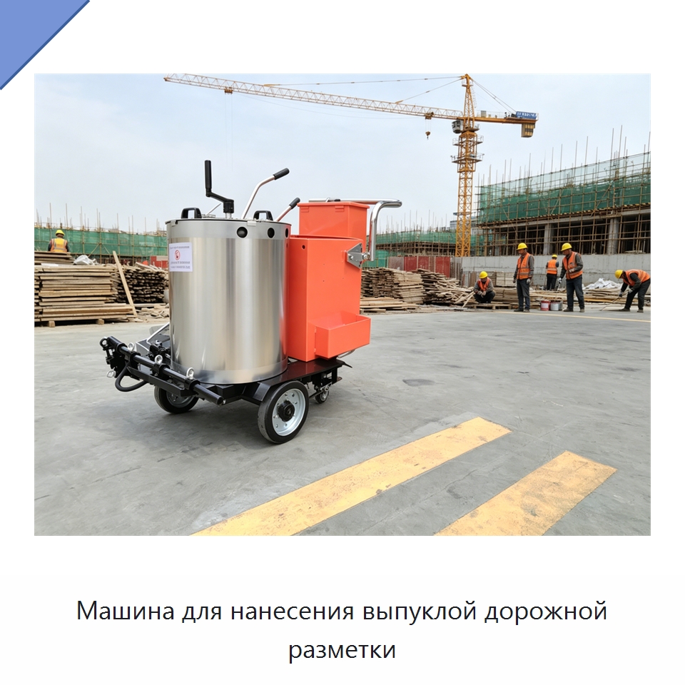 Машина для нанесения выпуклой дорожной разметки — Дорожная техника