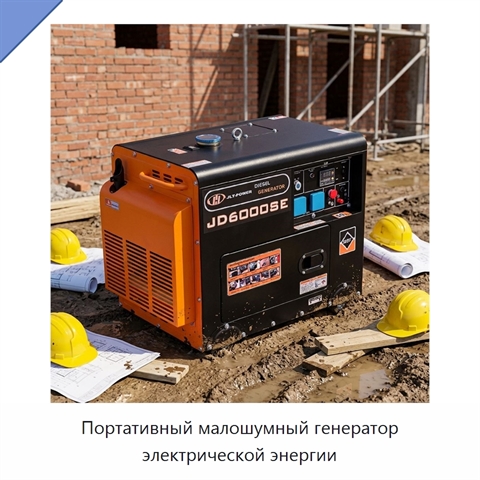 Портативный малошумный генератор электрической энергии