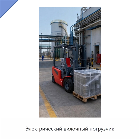 Электрический вилочный погрузчик