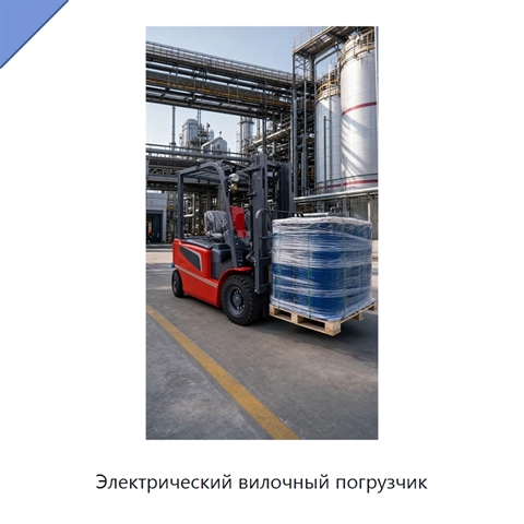 Электрический вилочный погрузчик