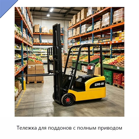 Тележка для поддонов с полным приводом