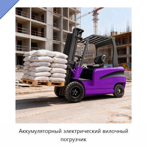 Аккумуляторный электрический вилочный погрузчик