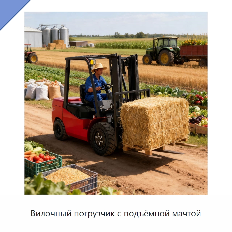 Вилочный погрузчик с подъёмной мачтой — Вилочные погрузчики