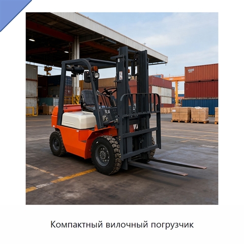 Компактный вилочный погрузчик