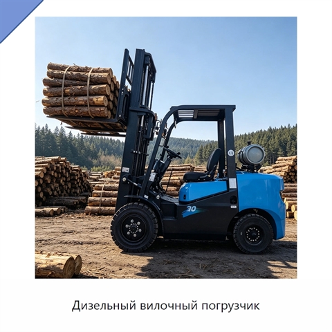 Дизельный вилочный погрузчик