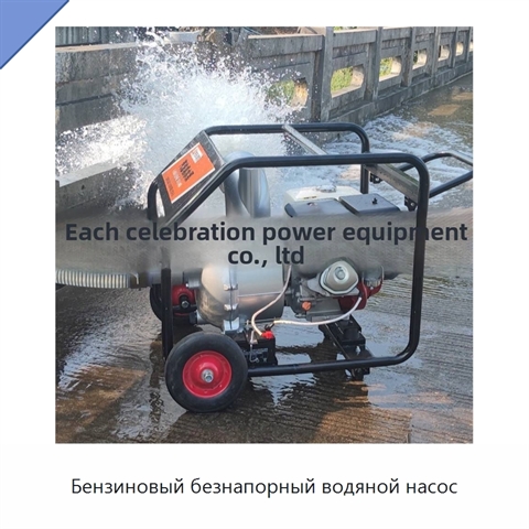 Бензиновый безнапорный водяной насос