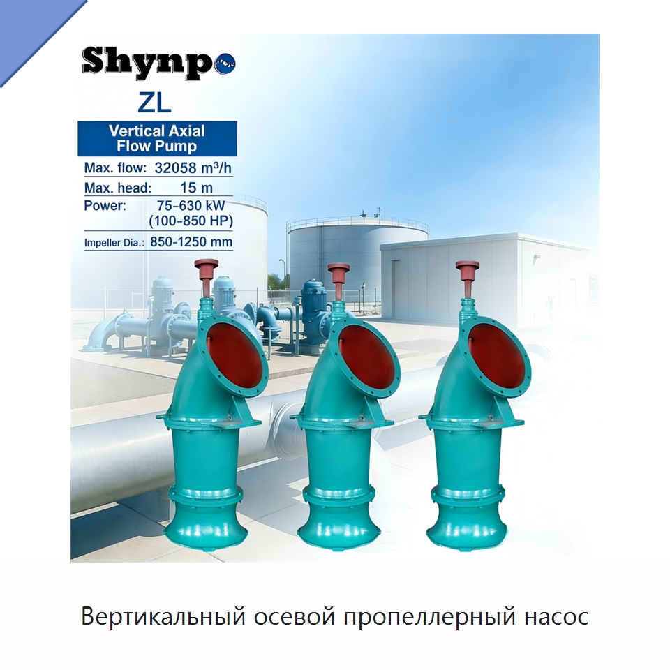 Вертикальный осевой пропеллерный насос — Насосы