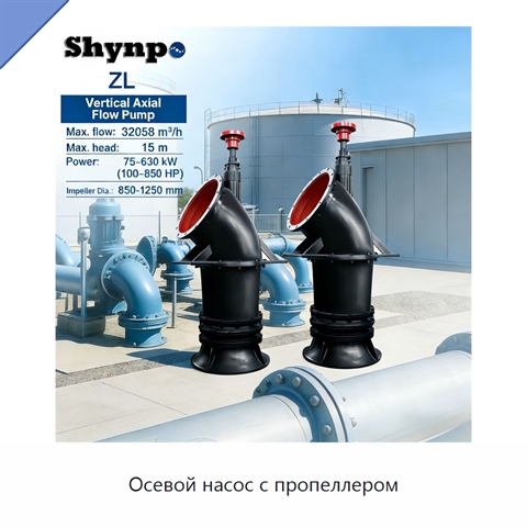 Осевой насос с пропеллером