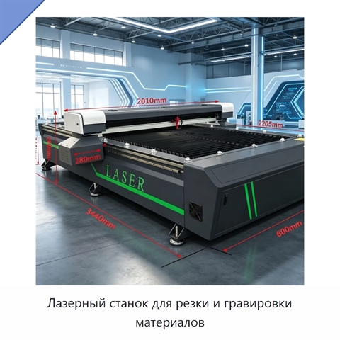 Лазерный станок для резки и гравировки материалов