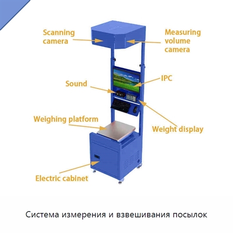 Система измерения и взвешивания посылок