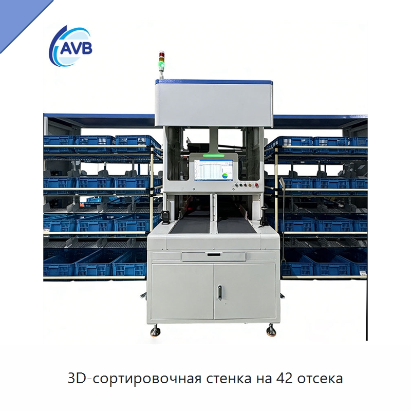 3D-сортировочная стенка на 42 отсека — Подъемно-транспортное и складское оборудование