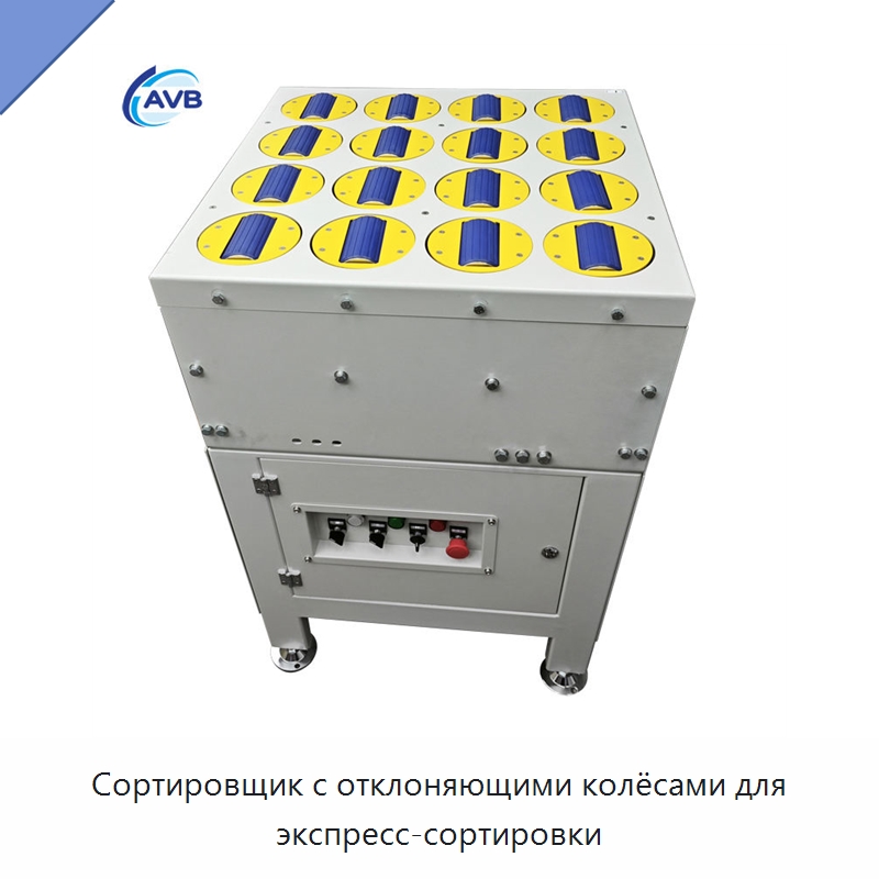 Сортировщик с отклоняющими колёсами для экспресс-сортировки — Сортировочный конвейер