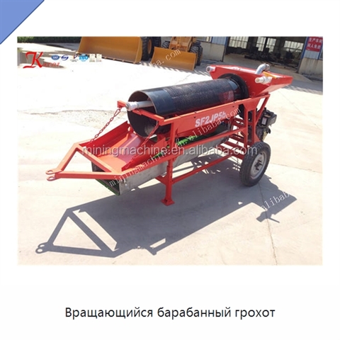 Вращающийся барабанный грохот