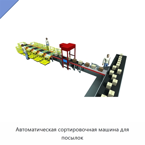 Автоматическая сортировочная машина для посылок