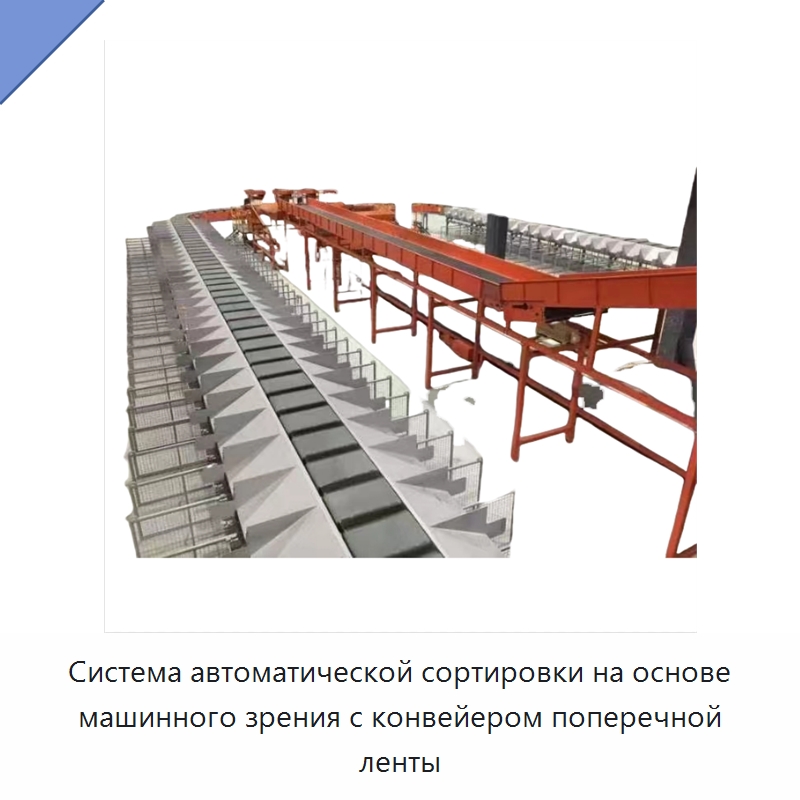 Система автоматической сортировки на основе машинного зрения с конвейером поперечной ленты — Сортировочный конвейер
