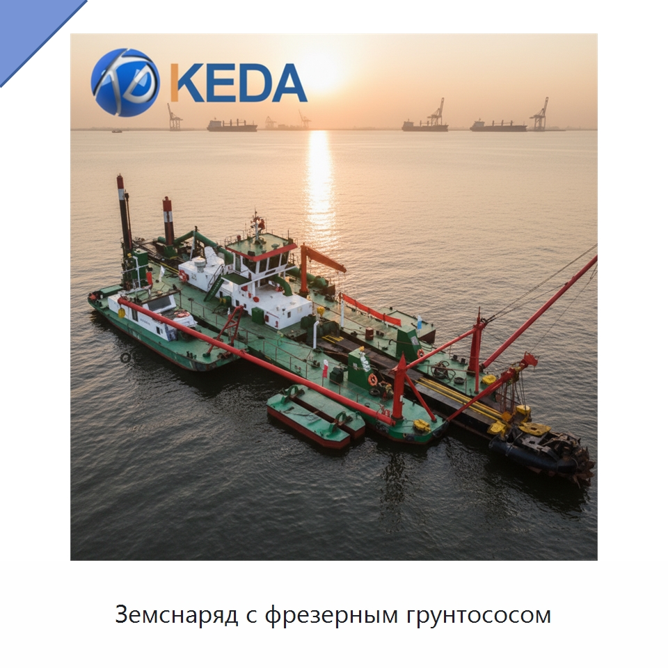 Земснаряд с фрезерным грунтососом — Горнодобывающее оборудование
